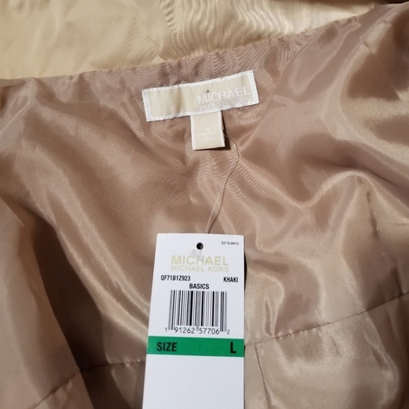 MICHAEL MICHEAL KORS Khaki Light Cinchwaist Jacket - Picture 8 of 8